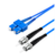 4 core single mode blindado cabo, impermeável duplex blindado patch cord Com Sc, Lc, St, Fc Conectores Fibra Óptica